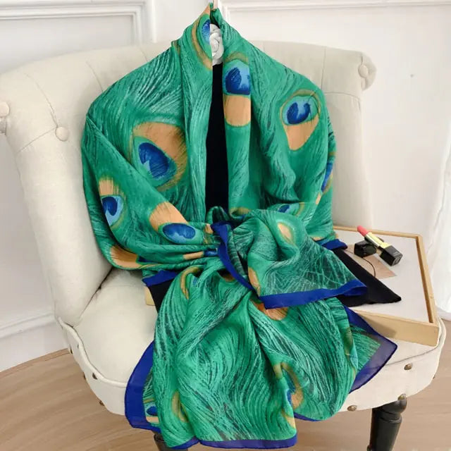 Silk Scarf Luxury Design Print from Paris